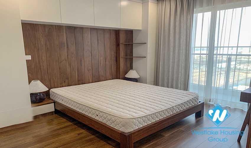 Three bedroom apartment with nice balcony fully furnished modern high floor for rent